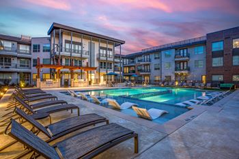 Luxury resort-style pool
